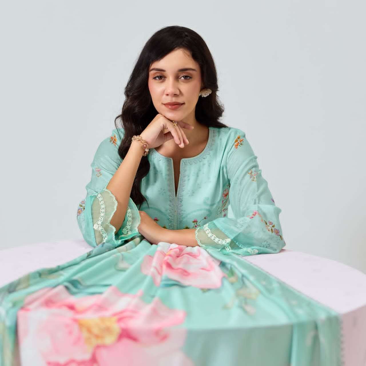 My Fashion Road Kimora Sohni Nigaar Pure Muslin Designer Suit | 981 My Fashion Road Kimora Sohni Nigaar Pure Muslin Designer Suit | 981
