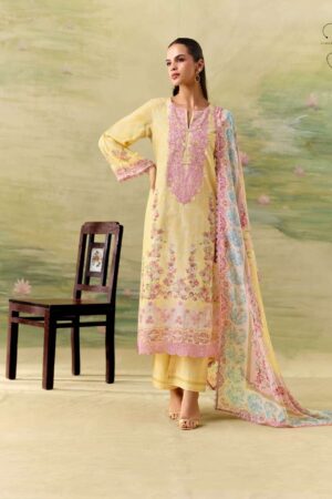 My Fashion Road Kimora Sohni Season Pure Muslin Applique Work Salwar Suit | 872