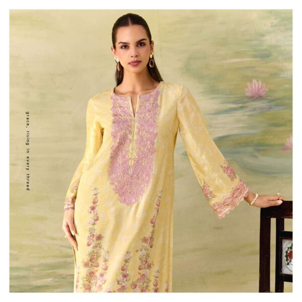 My Fashion Road Kimora Sohni Season Pure Muslin Applique Work Salwar Suit | 872
