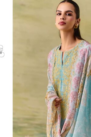 My Fashion Road Kimora Sohni Season Pure Muslin Applique Work Salwar Suit | 873