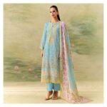 My Fashion Road Kimora Sohni Season Pure Muslin Applique Work Salwar Suit | 873