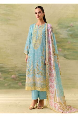 My Fashion Road Kimora Sohni Season Pure Muslin Applique Work Salwar Suit | 873