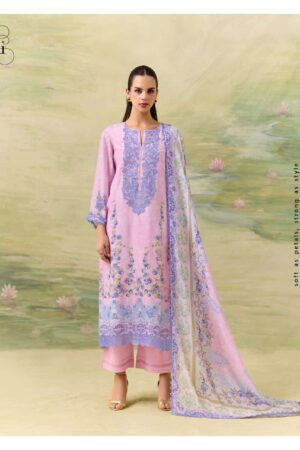 My Fashion Road Kimora Sohni Season Pure Muslin Applique Work Salwar Suit | 874