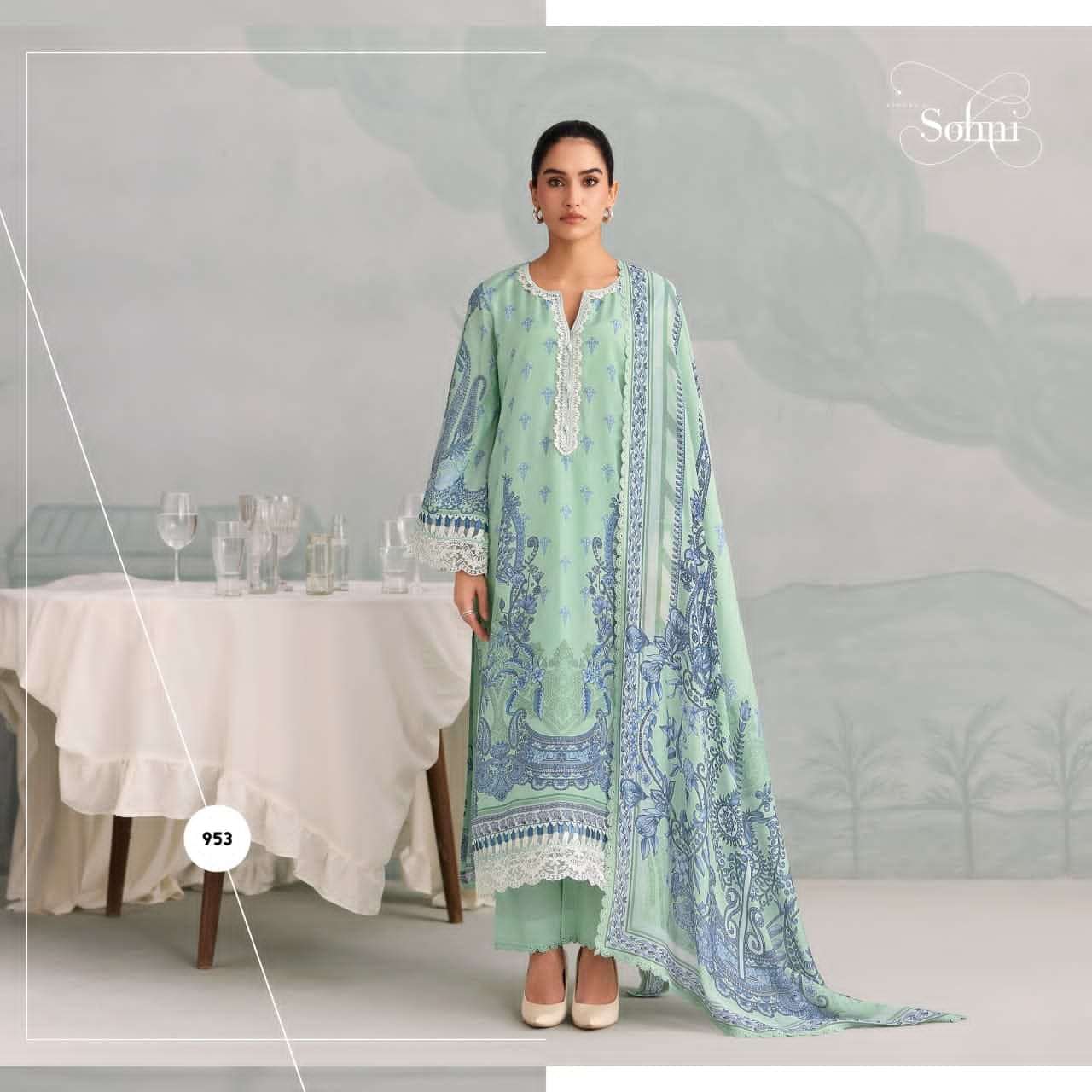 My Fashion Road Kimora Sohni Twilight Pure Muslin Ladies Dress | 953 My Fashion Road Kimora Sohni Twilight Pure Muslin Ladies Dress | 953