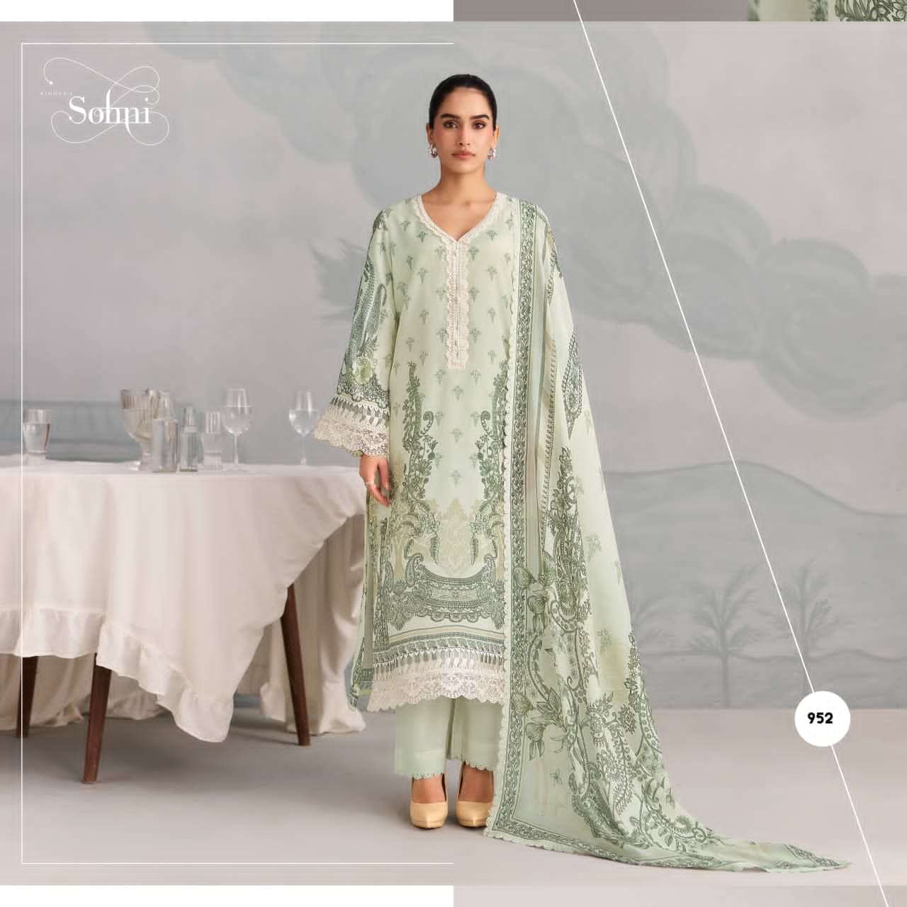 My Fashion Road Kimora Sohni Twilight Pure Muslin Ladies Dress | 952 My Fashion Road Kimora Sohni Twilight Pure Muslin Ladies Dress | 952