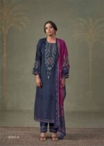 My Fashion Road Omtex Adara Applique Work Muslin Silk Suit | 15361 – A