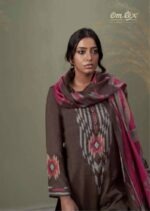 My Fashion Road Omtex Adara Applique Work Muslin Silk Suit | 15361 – D