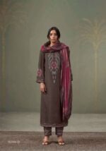 My Fashion Road Omtex Adara Applique Work Muslin Silk Suit | 15361 – D