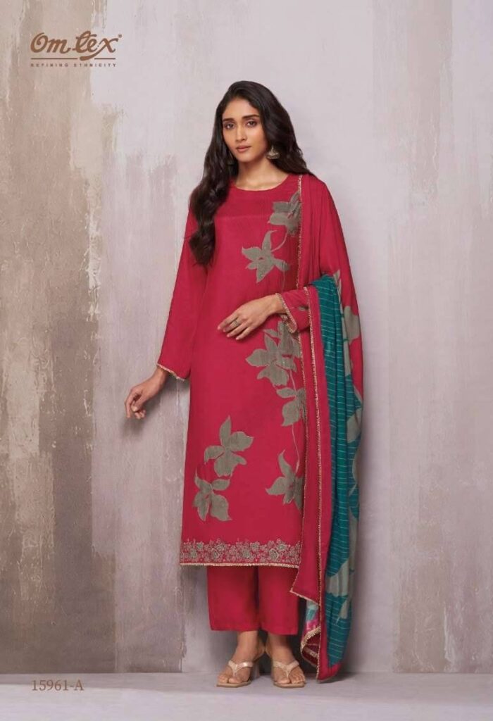My Fashion Road Omtex Arianna Exclusive Muslin Silk Ladies Suit | 15961 – A