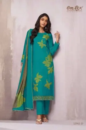 My Fashion Road Omtex Arianna Exclusive Muslin Silk Ladies Suit | 15961 – D