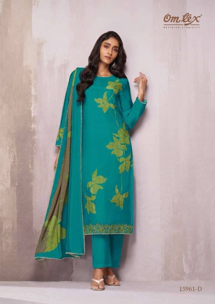 My Fashion Road Omtex Arianna Exclusive Muslin Silk Ladies Suit | 15961 – D