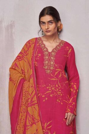 My Fashion Road Omtex Chiara Fancy Silk Premium Designs Dress | 16001 – A