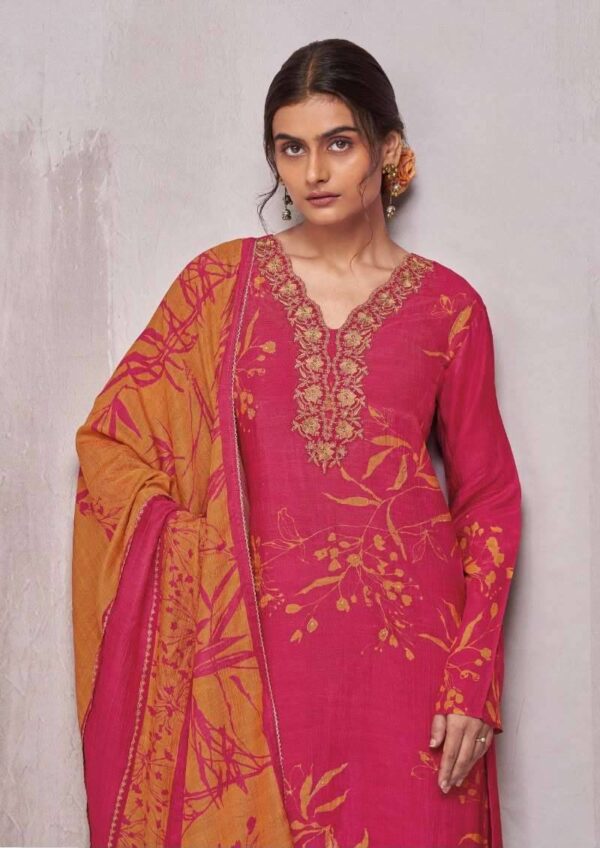 My Fashion Road Omtex Chiara Fancy Silk Premium Designs Dress | 16001 – A