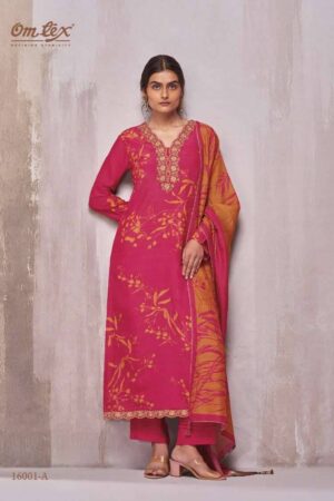 My Fashion Road Omtex Chiara Fancy Silk Premium Designs Dress | 16001 – A