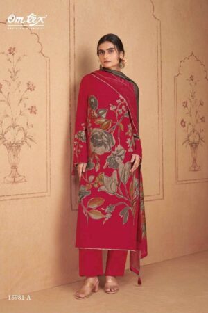 My Fashion Road Omtex Clarissa Fancy Silk Premium Designs Ladies Dress | 15981 – A