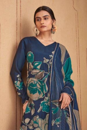 My Fashion Road Omtex Clarissa Fancy Silk Premium Designs Ladies Dress | 15981 – B