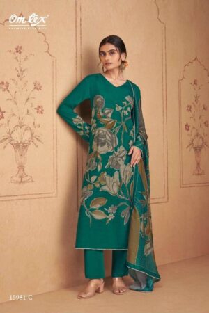 My Fashion Road Omtex Clarissa Fancy Silk Premium Designs Ladies Dress | 15981 – C