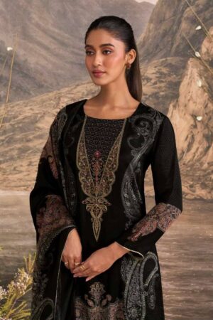 My Fashion Road Omtex Ember Premium Style Muslin Silk Suit | 16031 – B