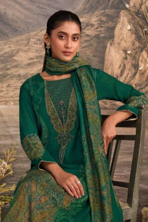 My Fashion Road Omtex Ember Premium Style Muslin Silk Suit | 16031 – D