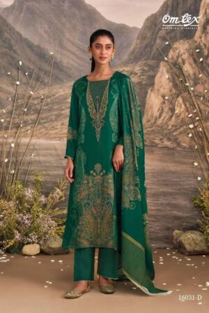 My Fashion Road Omtex Ember Premium Style Muslin Silk Suit | 16031 – D
