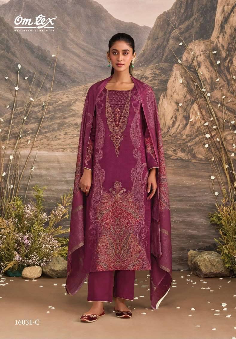 My Fashion Road Omtex Ember Premium Style Muslin Silk Suit | 16031 – C My Fashion Road Omtex Ember Premium Style Muslin Silk Suit | 16031 – C