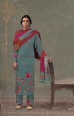 My Fashion Road Omtex Ferisha Fancy Organza Applique Work Ladies Suit | 15351 – D