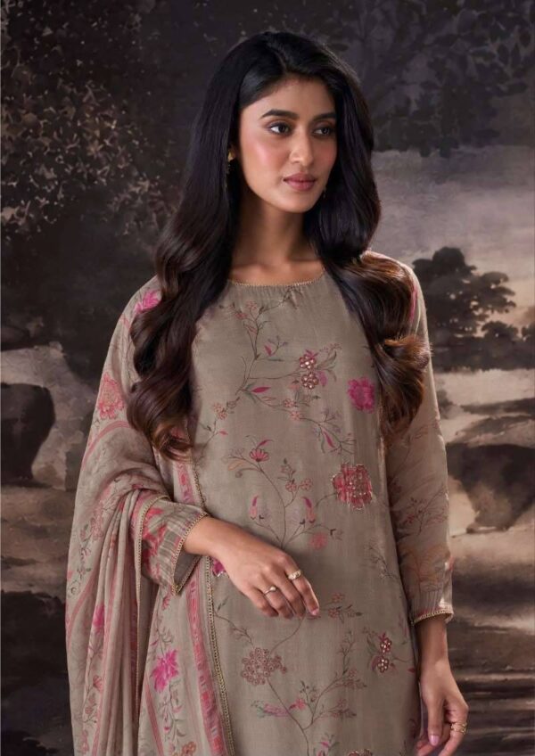 My Fashion Road Omtex Gianna Digital Printed Muslin Silk Latest Suit | 15911 – B