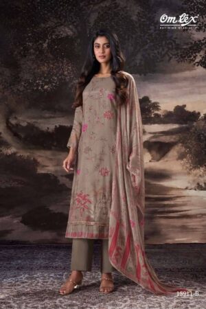 My Fashion Road Omtex Gianna Digital Printed Muslin Silk Latest Suit | 15911 – B