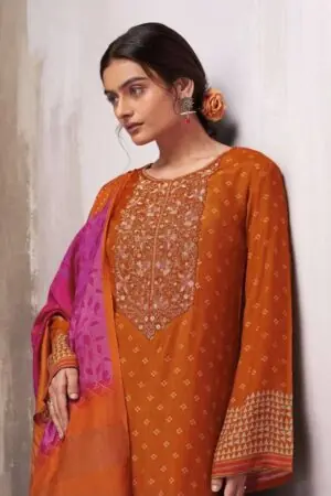 My Fashion Road Omtex Ginevra Premium Designs Muslin Suit | 15941 – D