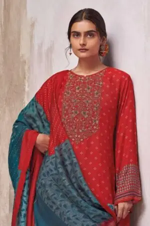 My Fashion Road Omtex Ginevra Premium Designs Muslin Suit | 15941 – A