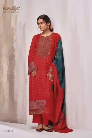 My Fashion Road Omtex Ginevra Premium Designs Muslin Suit | 15941 – A