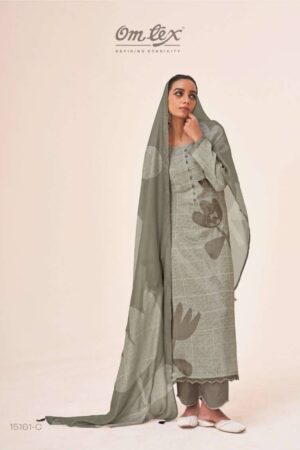 My Fashion Road Omtex Hastkala Digital Printed Muslin Salwar Suit | 15161 – C