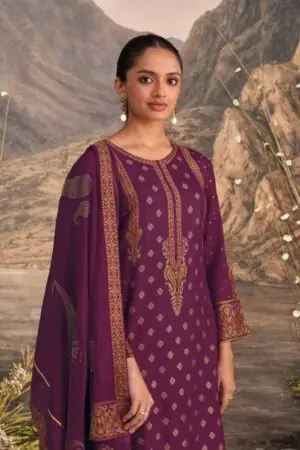 My Fashion Road Omtex Jimena Exclusive Jacquard Silk Suit | 15601 – C