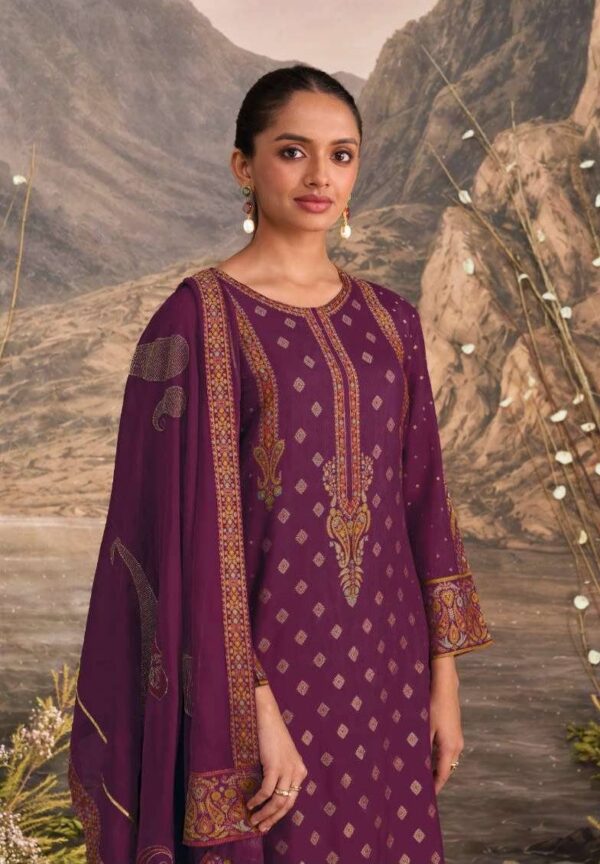 My Fashion Road Omtex Jimena Exclusive Jacquard Silk Suit | 15601 – C