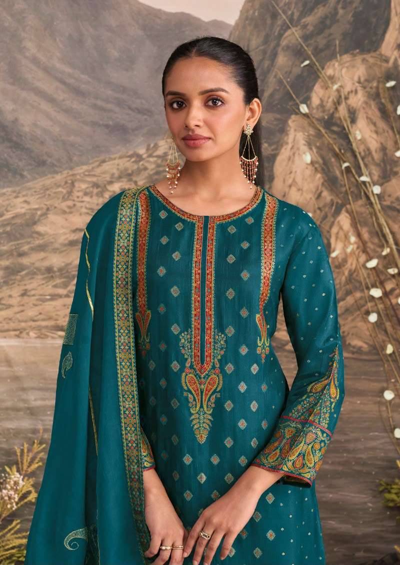 My Fashion Road Omtex Jimena Exclusive Jacquard Silk Suit | 15601 – B My Fashion Road Omtex Jimena Exclusive Jacquard Silk Suit | 15601 – B