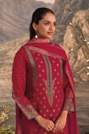 My Fashion Road Omtex Jimena Exclusive Jacquard Silk Suit | 15601 – A