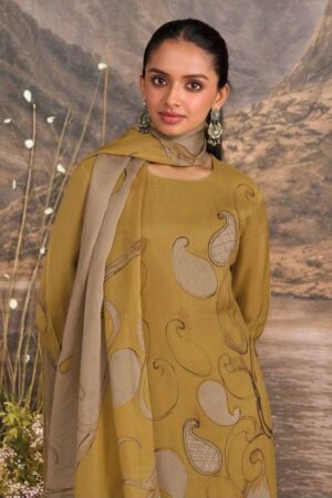 My Fashion Road Omtex Marina Premium Design Organza Suit | 15611 – C