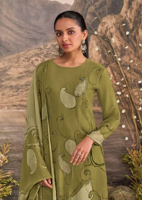 My Fashion Road Omtex Marina Premium Design Organza Suit | 15611 – B