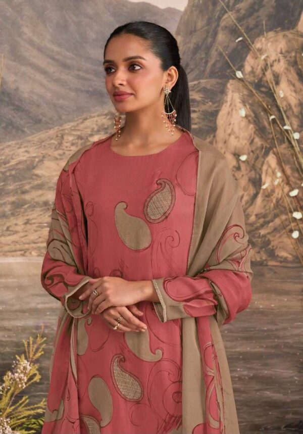 My Fashion Road Omtex Marina Premium Design Organza Suit | 15611 – A