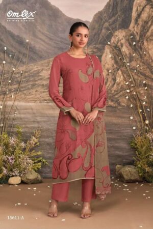 My Fashion Road Omtex Marina Premium Design Organza Suit | 15611 – A