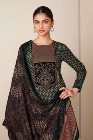 My Fashion Road Omtex Medhasvi Exclusive Muslin Silk Ladies Dress | 16291 – A