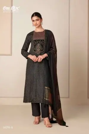 My Fashion Road Omtex Medhasvi Exclusive Muslin Silk Ladies Dress | 16291 – A