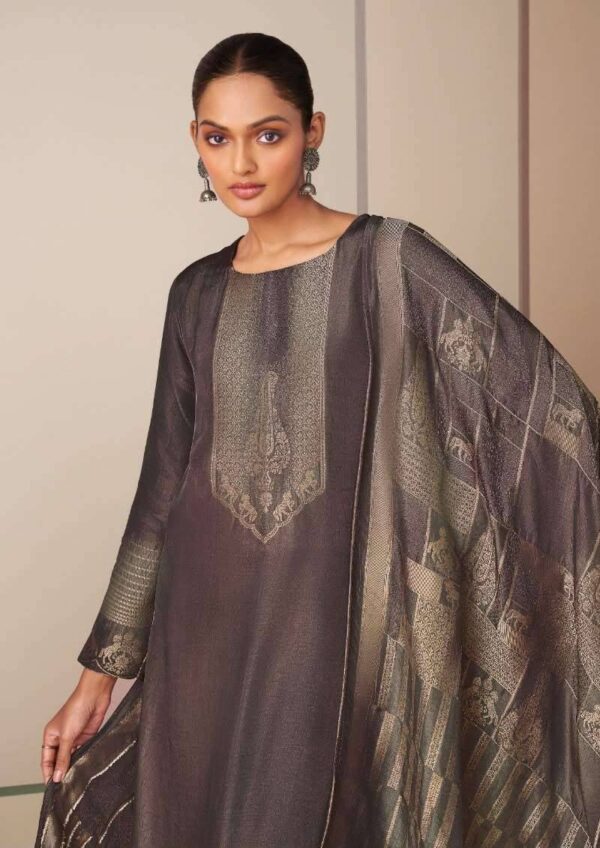 My Fashion Road Omtex Mrunal Premium Jacquard Silk Ladies Suit | 15581 – B