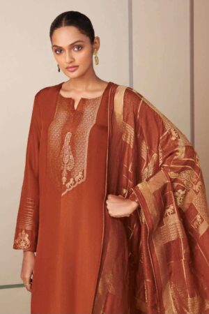 My Fashion Road Omtex Mrunal Premium Jacquard Silk Ladies Suit | 15581 – C