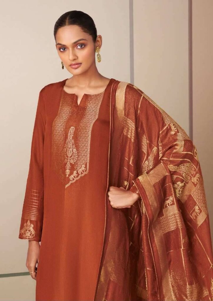 My Fashion Road Omtex Mrunal Premium Jacquard Silk Ladies Suit | 15581 – C My Fashion Road Omtex Mrunal Premium Jacquard Silk Ladies Suit | 15581 – C