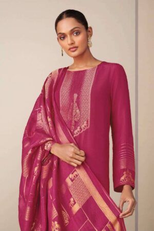 My Fashion Road Omtex Mrunal Premium Jacquard Silk Ladies Suit | 15581 – A