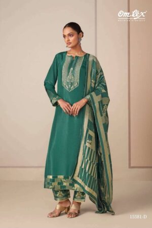 My Fashion Road Omtex Mrunal Premium Jacquard Silk Ladies Suit | 15581 – D