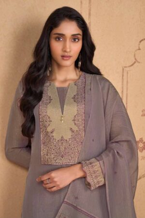 My Fashion Road Omtex Nicole Designer Silk Premium Design Suit | 16441 – C