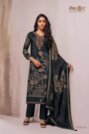 My Fashion Road Omtex Ottavia Digital Printed Muslin Silk Suit | 16261 – B