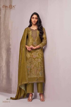 My Fashion Road Omtex Ottavia Digital Printed Muslin Silk Suit | 16261 – C
